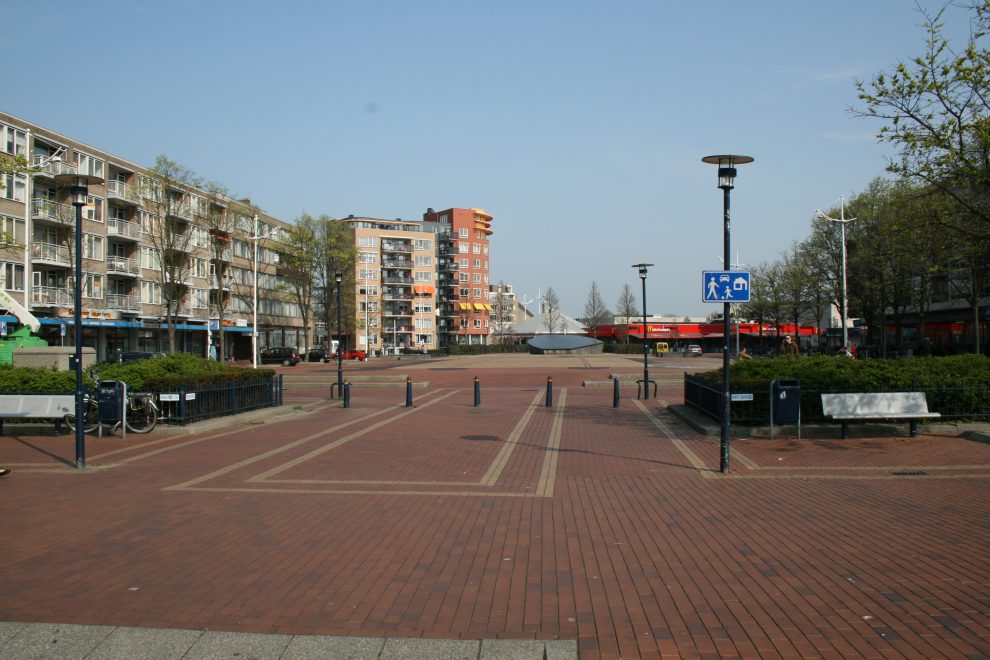 Situatie Julianaplein vóór aanleg Stadspark